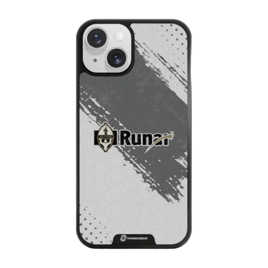 Phonecases3D iPhone 14 IL Runar 3D mobilcover, sort billede 1