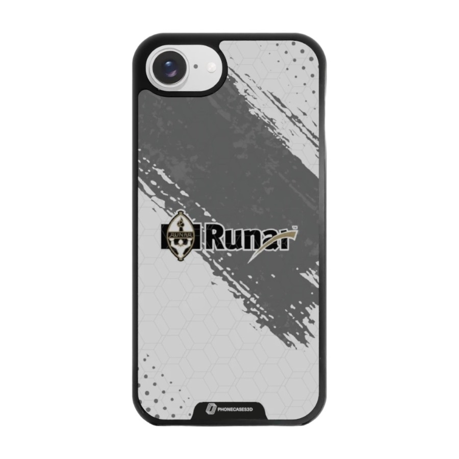 Phonecases3D iPhone 17e/16e IL Runar 3D mobilcover, sort billede 1
