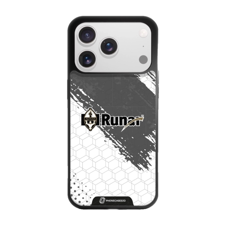 Phonecases3D iPhone 17 Pro IL Runar 3D mobilcover, sort billede 1