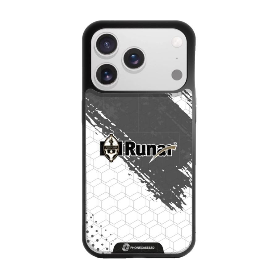 Phonecases3D iPhone 17 Pro Max IL Runar 3D mobilcover, sort billede 1