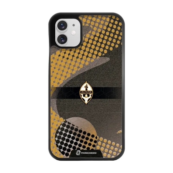 Phonecases3D iPhone 11 IL Runar 3D mobilcover, sort billede 1