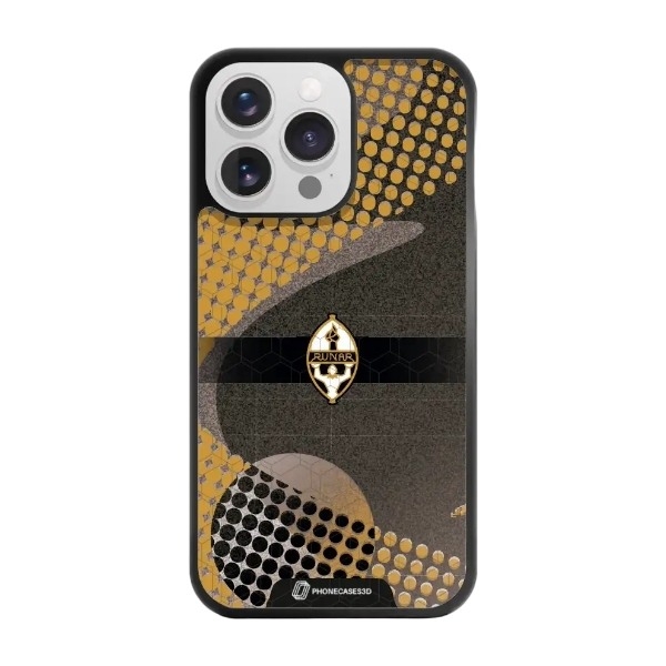 Phonecases3D iPhone 13 Pro IL Runar 3D mobilcover, sort billede 1