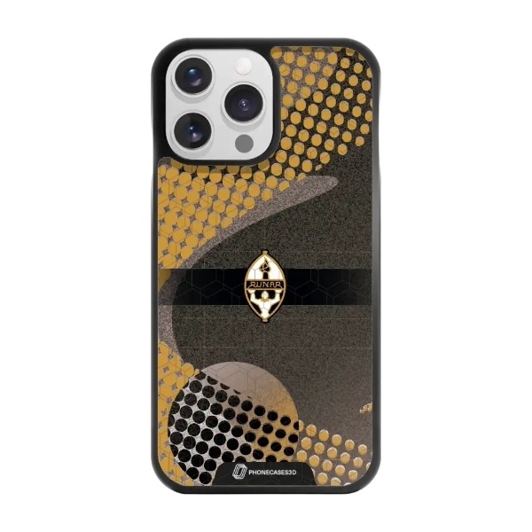 Phonecases3D iPhone 14 Pro IL Runar 3D mobilcover, sort billede 1