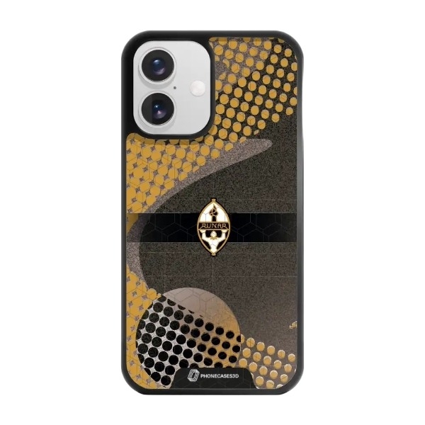 Phonecases3D iPhone 16 IL Runar 3D mobilcover, sort billede 1