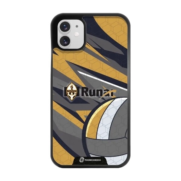 Phonecases3D iPhone 11 IL Runar 3D mobilcover, sort billede 1