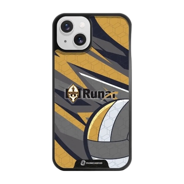 Phonecases3D iPhone 13 IL Runar 3D mobilcover, sort billede 1