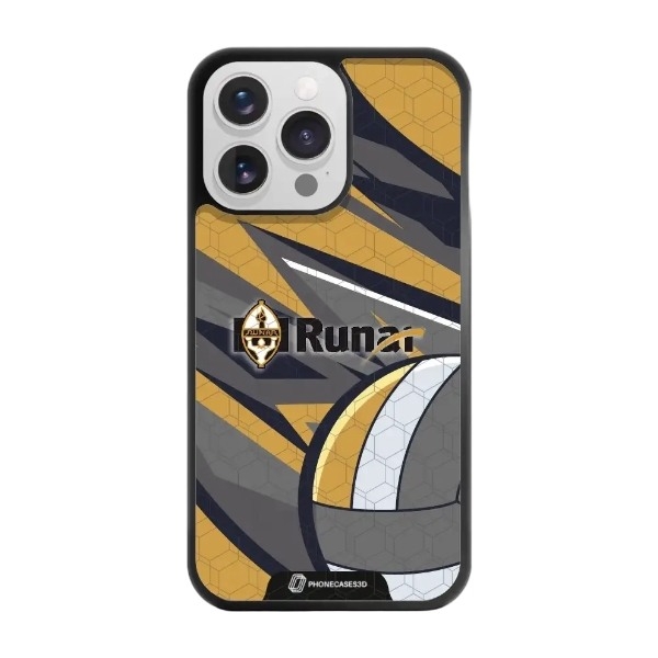 Phonecases3D iPhone 13 Pro IL Runar 3D mobilcover, sort billede 1