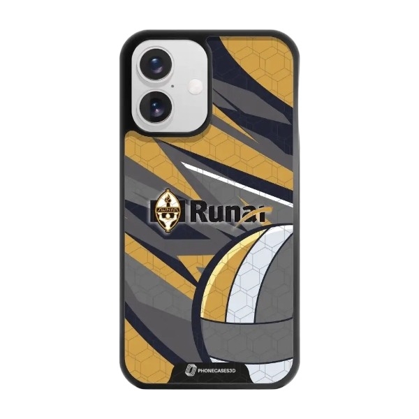 Phonecases3D iPhone 16 IL Runar 3D mobilcover, sort billede 1