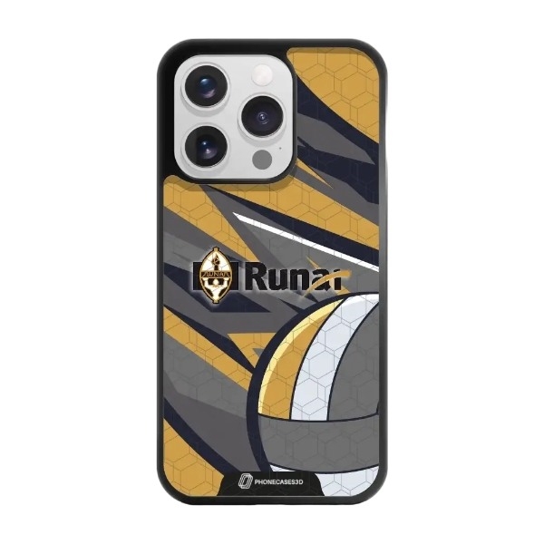 Phonecases3D iPhone 16 Pro IL Runar 3D mobilcover, sort billede 1
