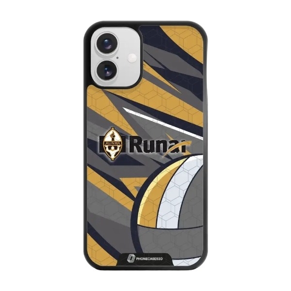 Phonecases3D iPhone 16 Plus IL Runar 3D mobilcover, sort billede 1