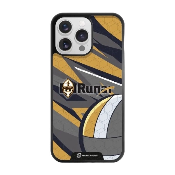 Phonecases3D iPhone 16 Pro Max IL Runar 3D mobilcover, sort billede 1