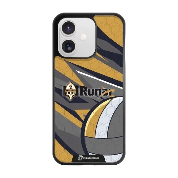 Phonecases3D iPhone 17 IL Runar 3D mobilcover, sort billede 1