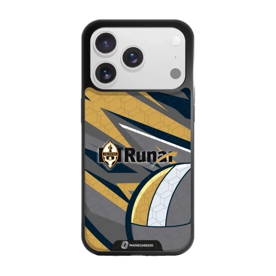 Phonecases3D iPhone 17 Pro Max IL Runar 3D mobilcover, sort billede 1