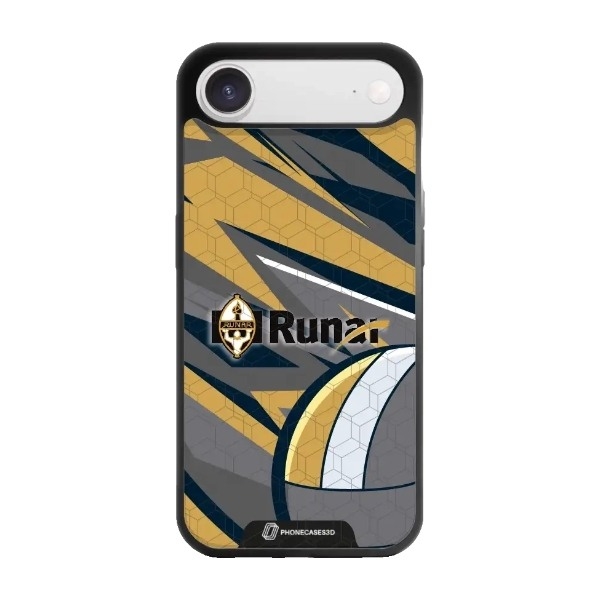 Phonecases3D iPhone Air IL Runar 3D mobilcover, sort billede 1