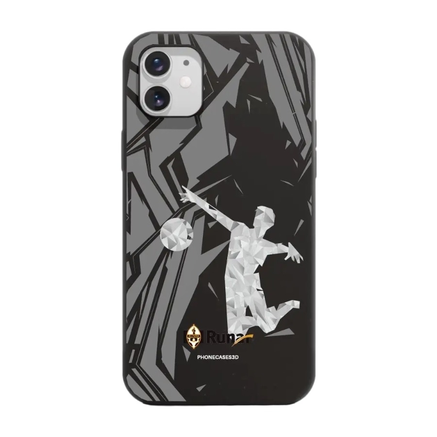 Phonecases3D iPhone 11 IL Runar komposterbart cover, sort billede 1