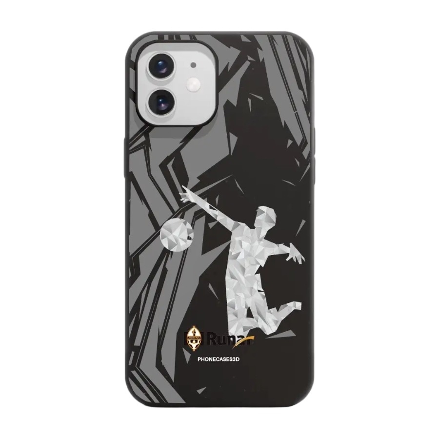 Phonecases3D iPhone 12 IL Runar komposterbart cover, sort billede 1