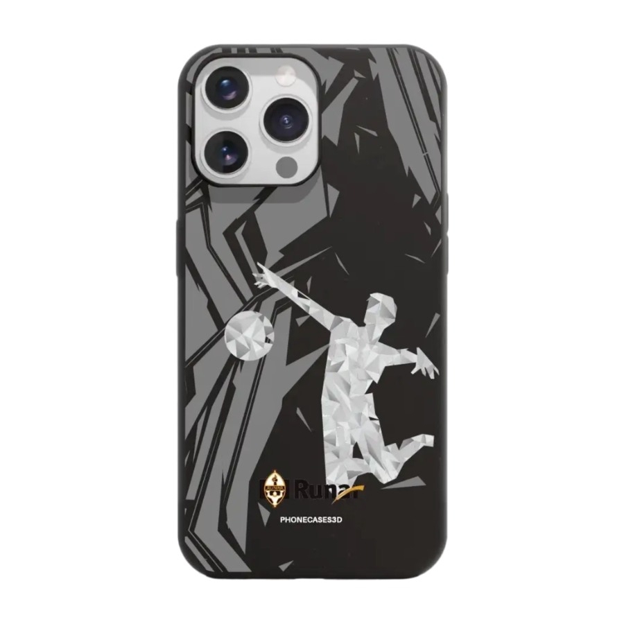 Phonecases3D iPhone 14 Pro IL Runar komposterbart cover, sort billede 1