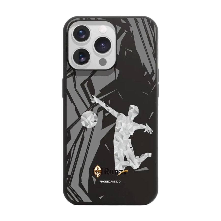 Phonecases3D iPhone 13 Pro IL Runar komposterbart cover, sort billede 1
