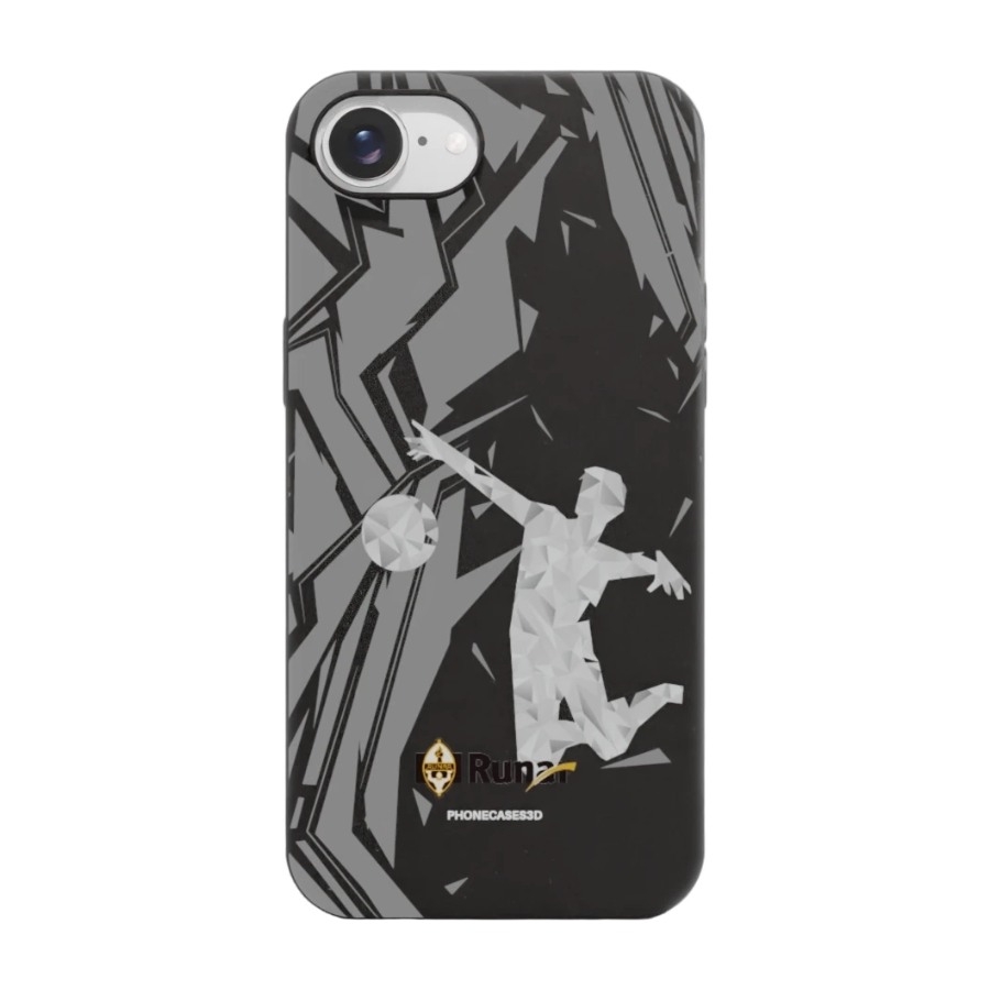 Phonecases3D iPhone 17e/16e IL Runar komposterbart cover, sort billede 1