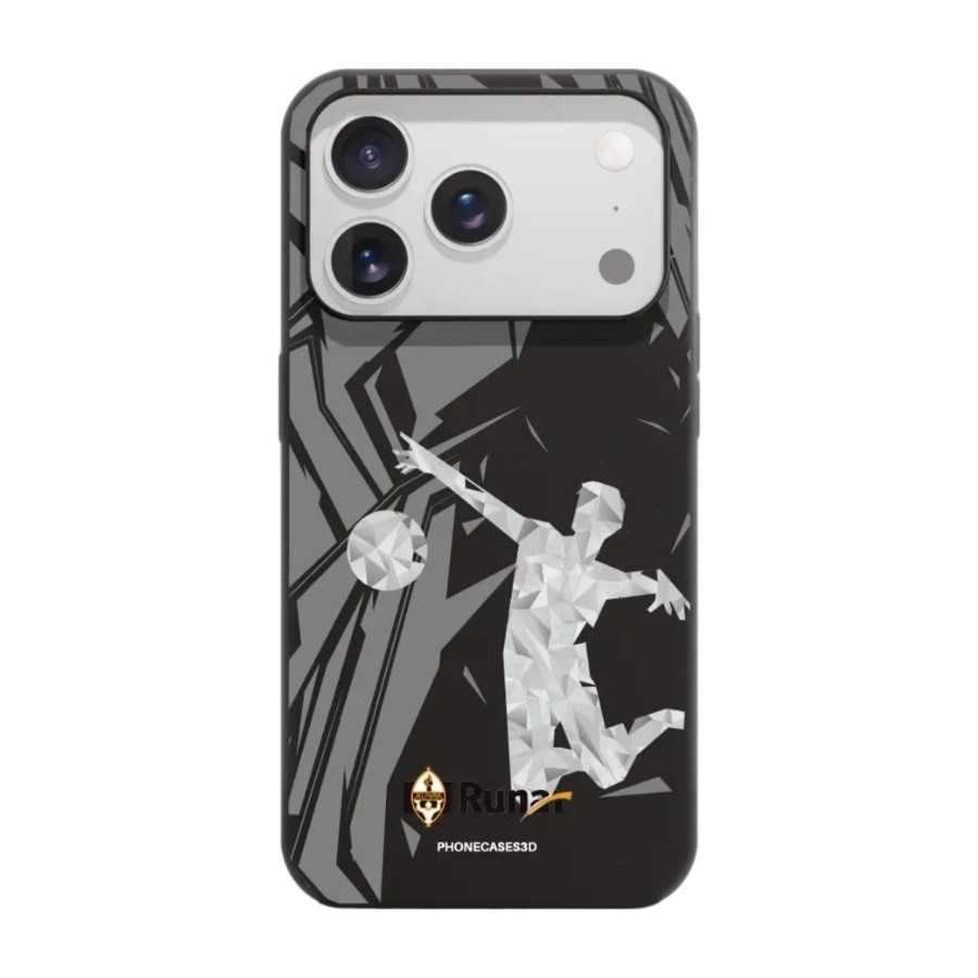 Phonecases3D iPhone 17 Pro IL Runar komposterbart cover, sort billede 1