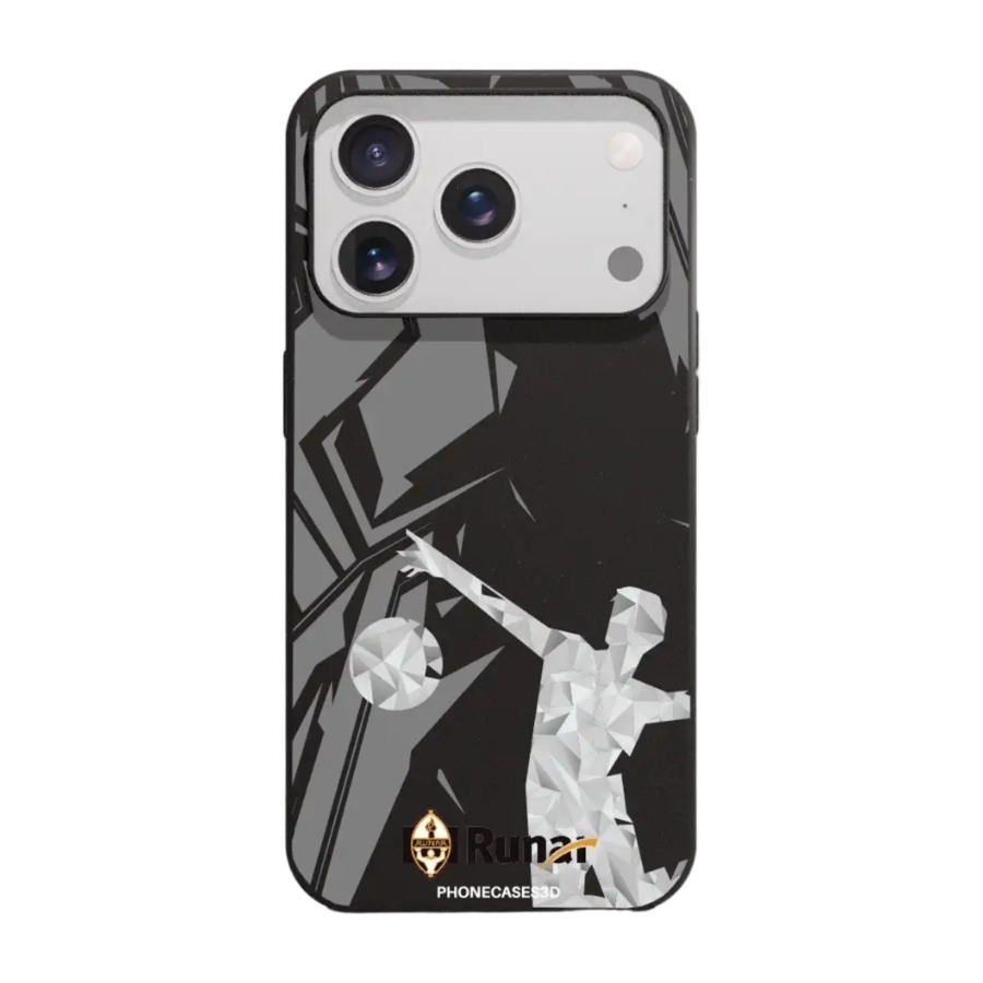 Phonecases3D iPhone 17 Pro Max IL Runar komposterbart cover, sort billede 1