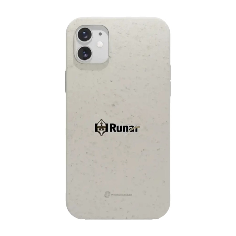 Phonecases3D iPhone 11 IL Runar komposterbart cover, hvid billede 1