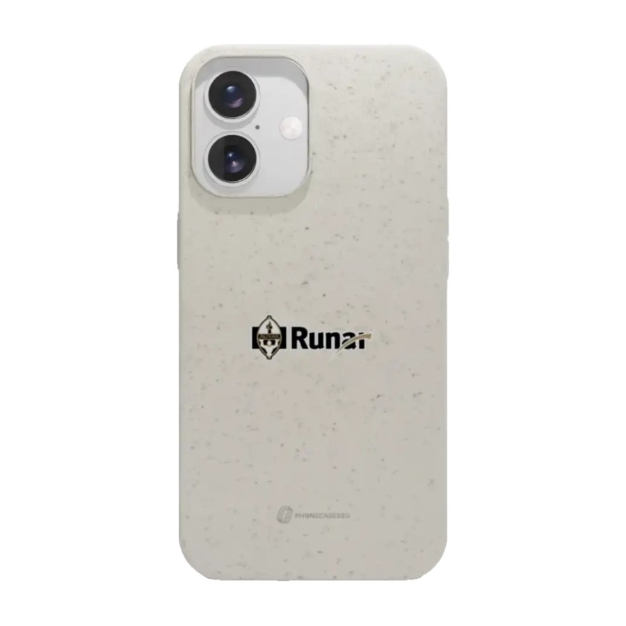 Phonecases3D iPhone 16 IL Runar komposterbart cover, hvid billede 1