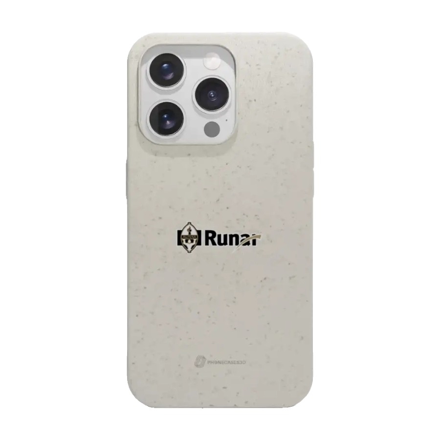 Phonecases3D iPhone 16 Pro IL Runar komposterbart cover, hvid billede 1