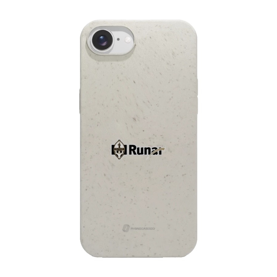 Phonecases3D iPhone 17e/16e IL Runar komposterbart cover, hvid billede 1