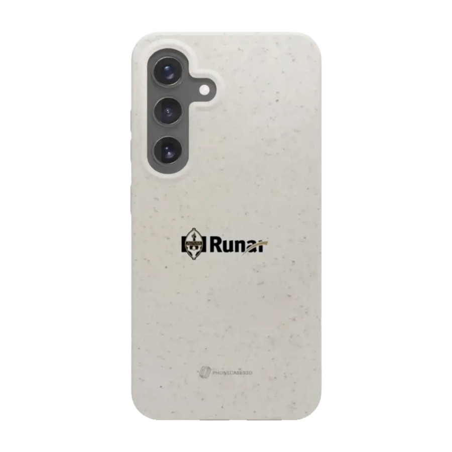 Phonecases3D Samsung Galaxy S25 IL Runar komposterbart cover, hvid billede 1