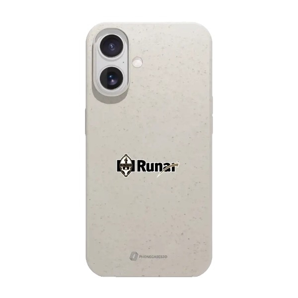 Phonecases3D iPhone 17 IL Runar komposterbart cover, hvid billede 1