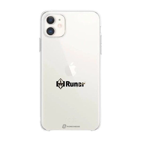 Phonecases3D iPhone 11 IL Runar Clear case -mobilcover, hvid billede 1