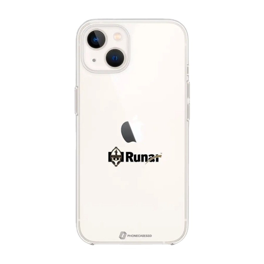 Phonecases3D iPhone 13 IL Runar Clear case -mobilcover, hvid billede 1