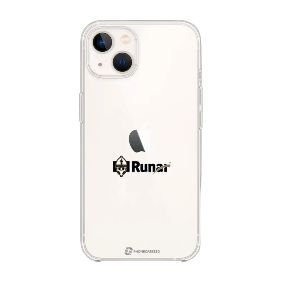 Phonecases3D iPhone 14 IL Runar Clear case -mobilcover, hvid billede 1