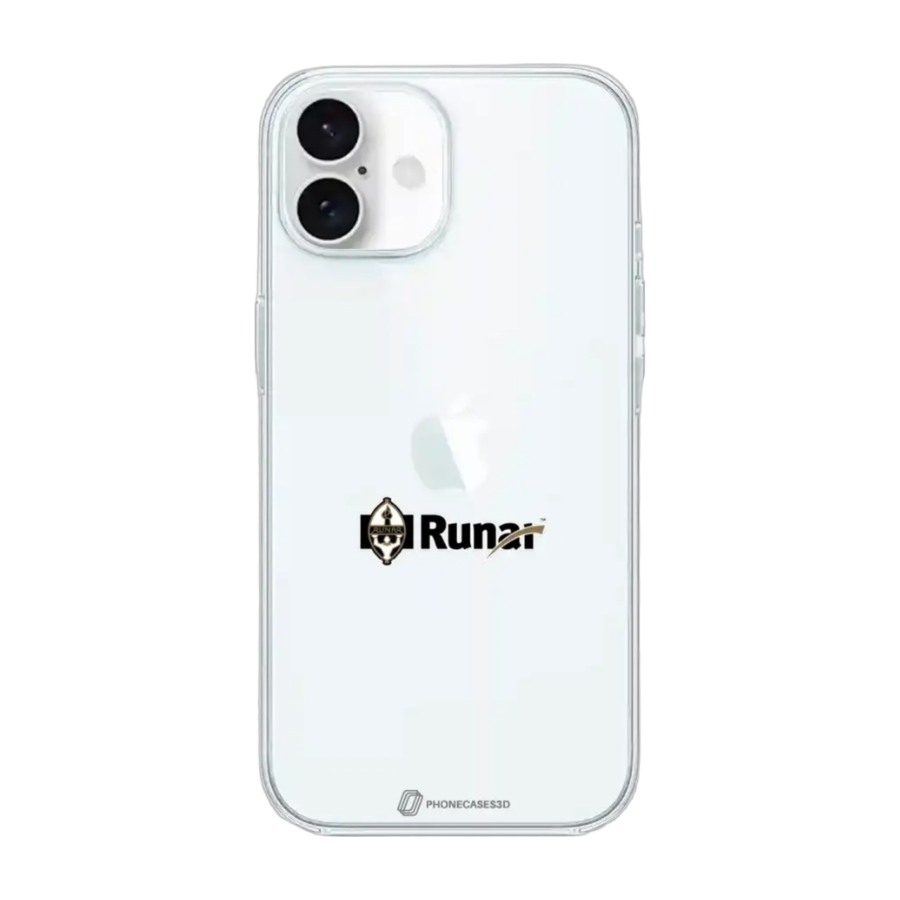 Phonecases3D iPhone 16 IL Runar Clear case -mobilcover, hvid billede 1