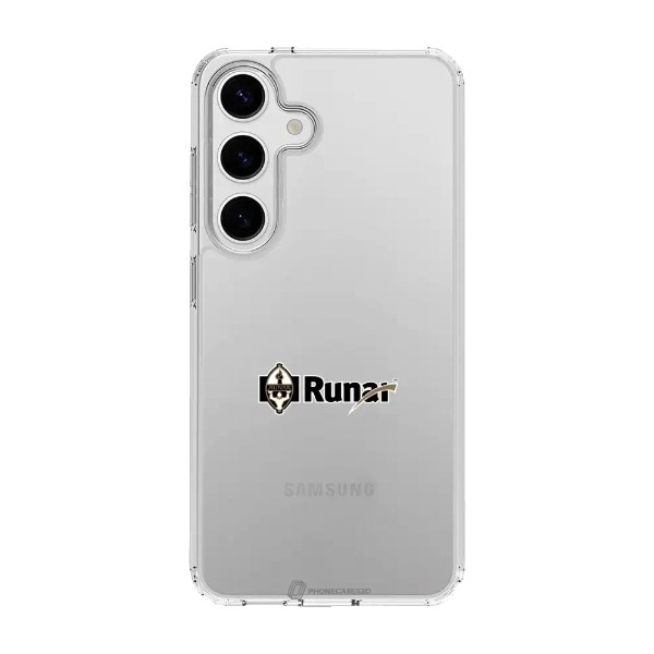 Phonecases3D Samsung Galaxy S25 IL Runar Clear case -mobilcover, hvid billede 1