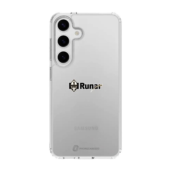 Phonecases3D Samsung Galaxy S25+ IL Runar Clear case -mobilcover, hvid billede 1
