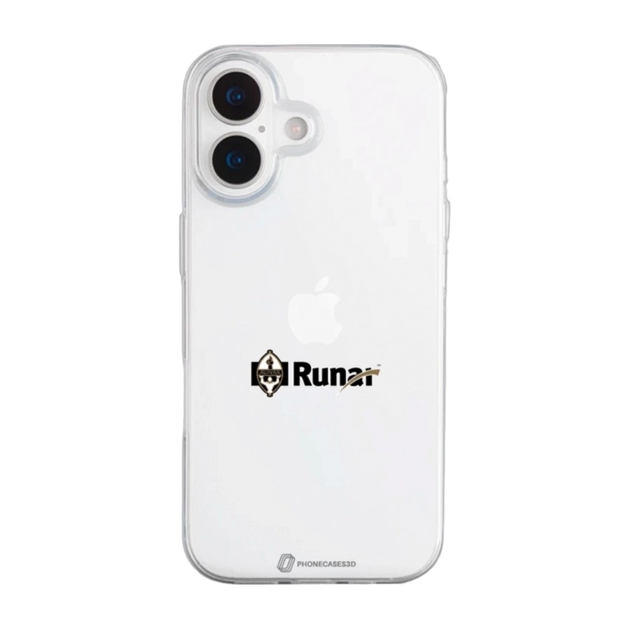 Phonecases3D iPhone 17 IL Runar Clear case -mobilcover, hvid billede 1