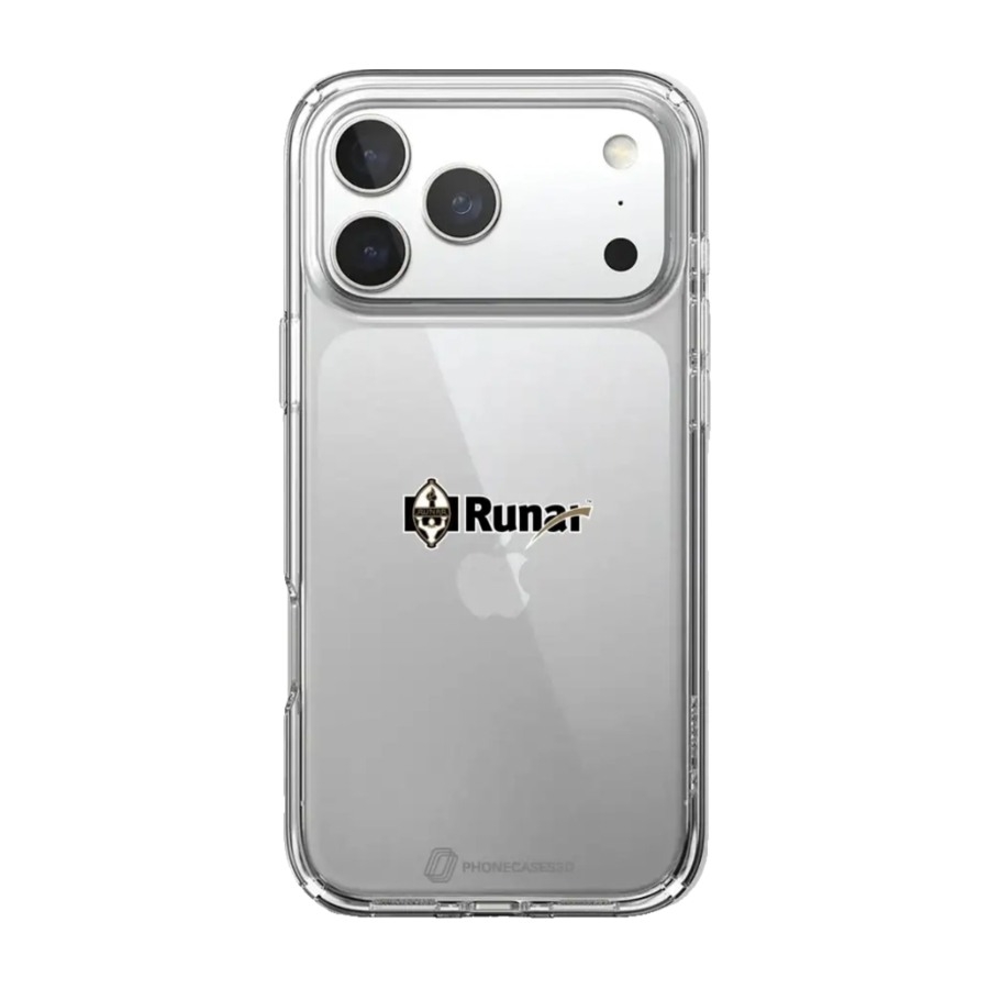 Phonecases3D iPhone 17 Pro Max IL Runar Clear case -mobilcover, hvid billede 1
