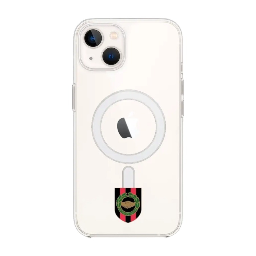 Phonecases3D iPhone 14 IF Brommapojkarna Clear case (MagSafe) -mobilcover, hvid billede 1