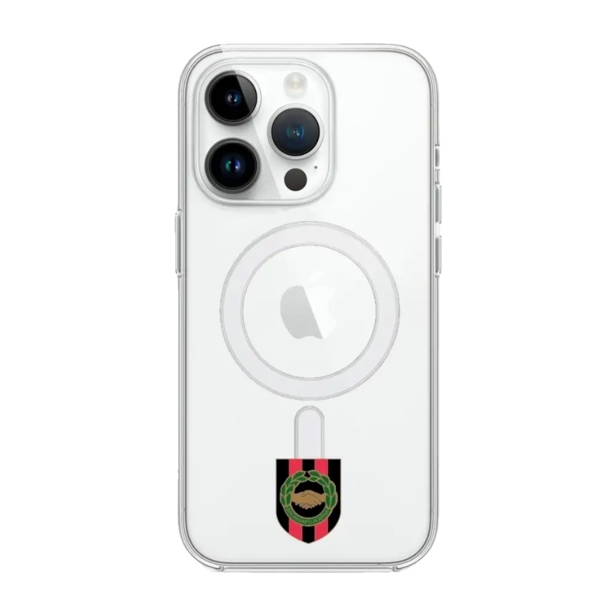 Phonecases3D iPhone 14 Pro IF Brommapojkarna Clear case (MagSafe) -mobilcover, hvid billede 1
