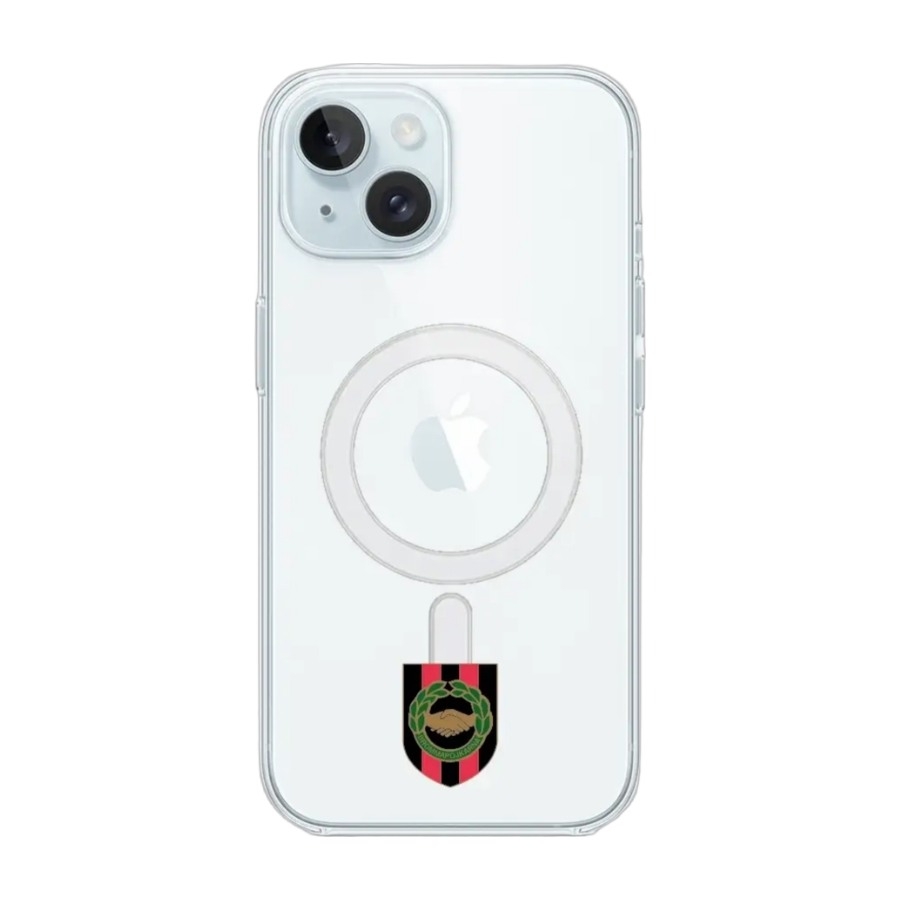 Phonecases3D iPhone 15 IF Brommapojkarna Clear case (MagSafe) -mobilcover, hvid billede 1