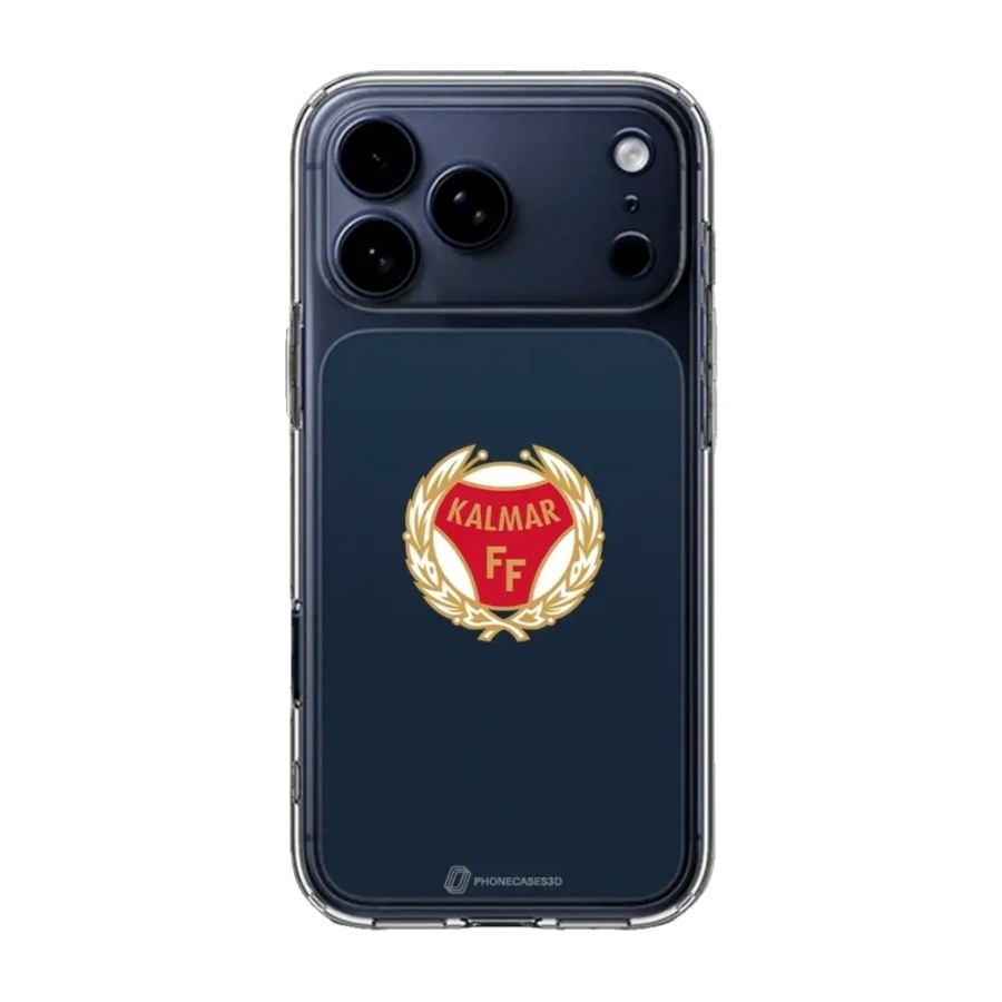 Phonecases3D iPhone 17 Pro Max Kalmar FF Clear case -mobilcover, sort billede 1
