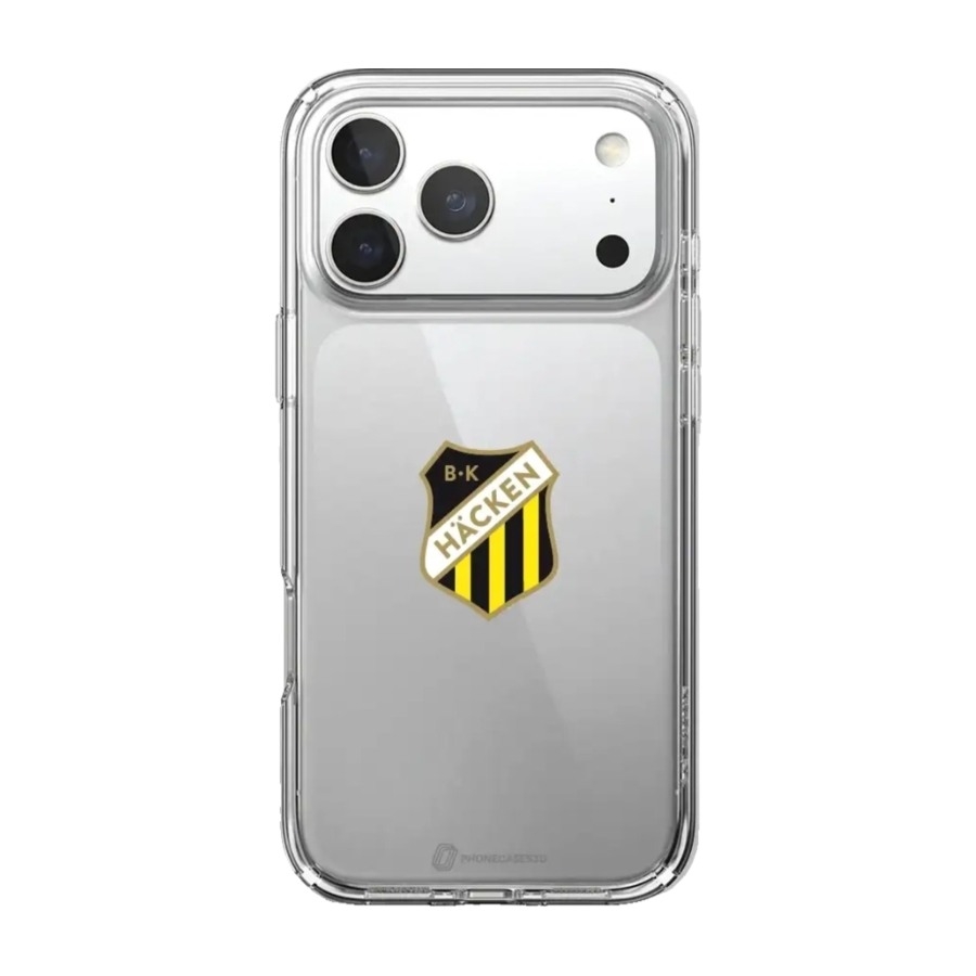 Phonecases3D iPhone 17 Pro Max BK Häcken Clear case -mobilcover, hvid billede 1