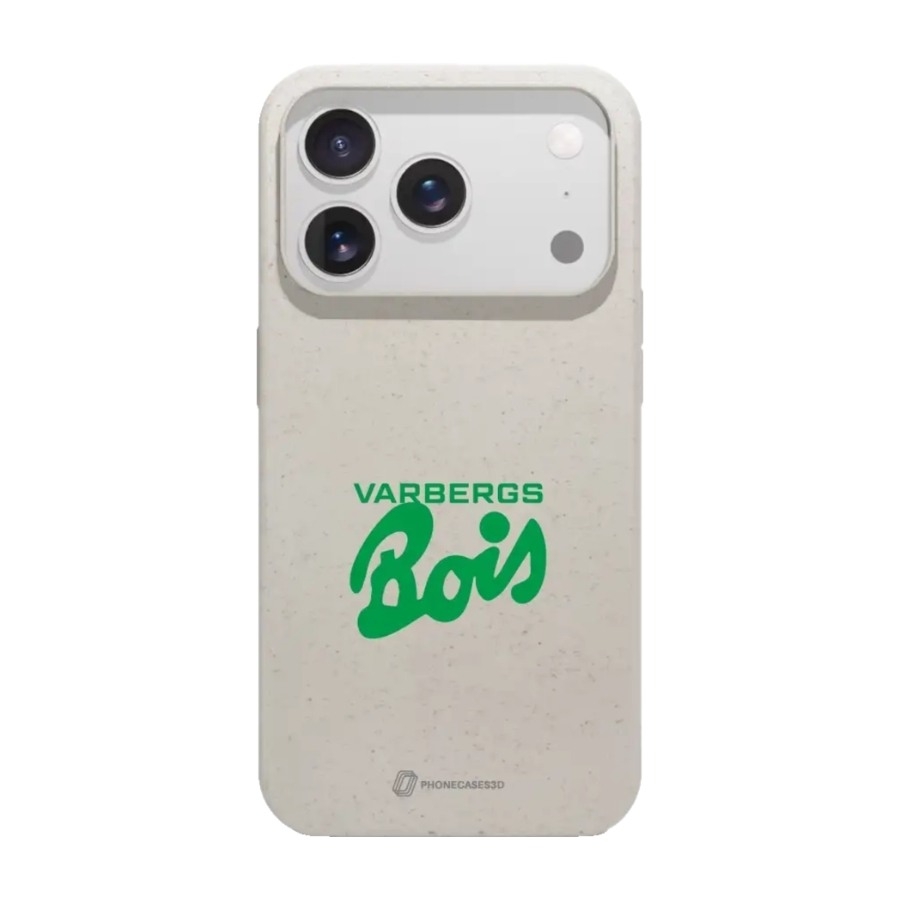 Phonecases3D iPhone 17 Pro Varbergs BoIS komposterbart cover, hvid billede 1