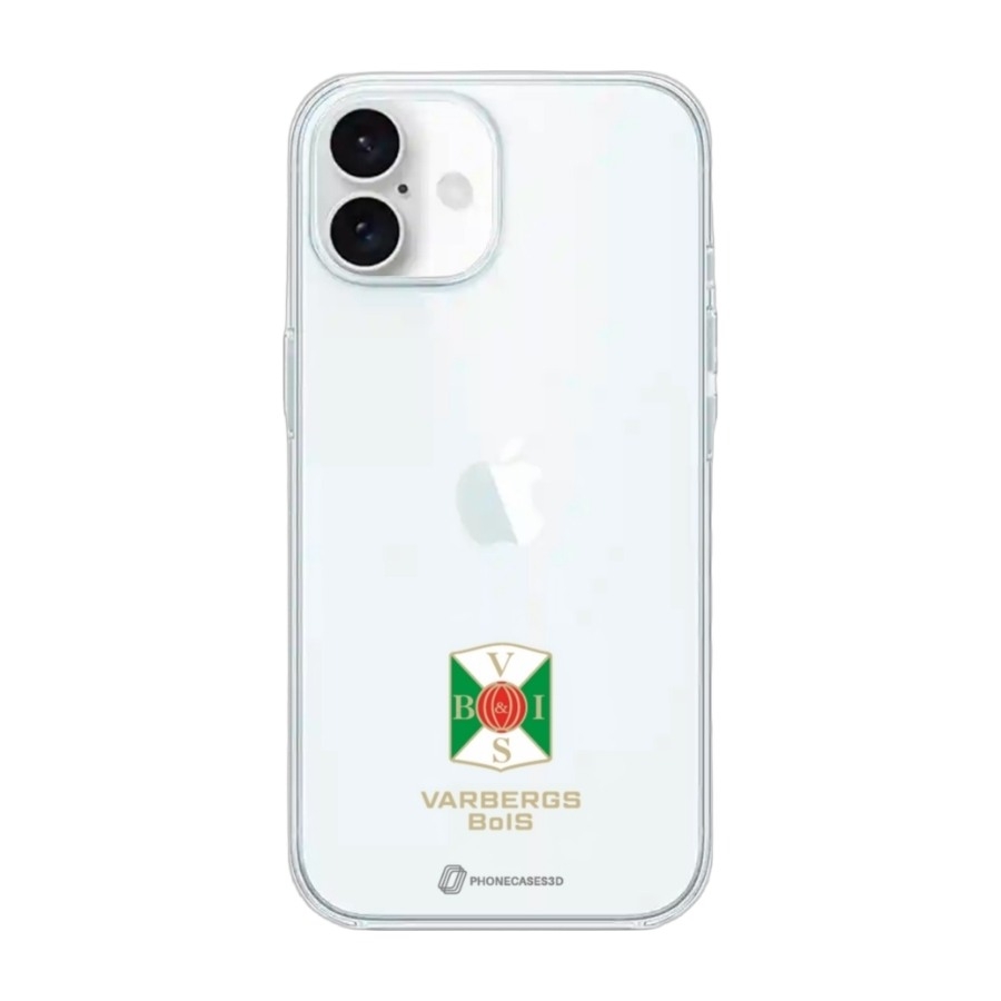 Phonecases3D iPhone 16 Varbergs BoIS Clear case -mobilcover, hvid billede 1
