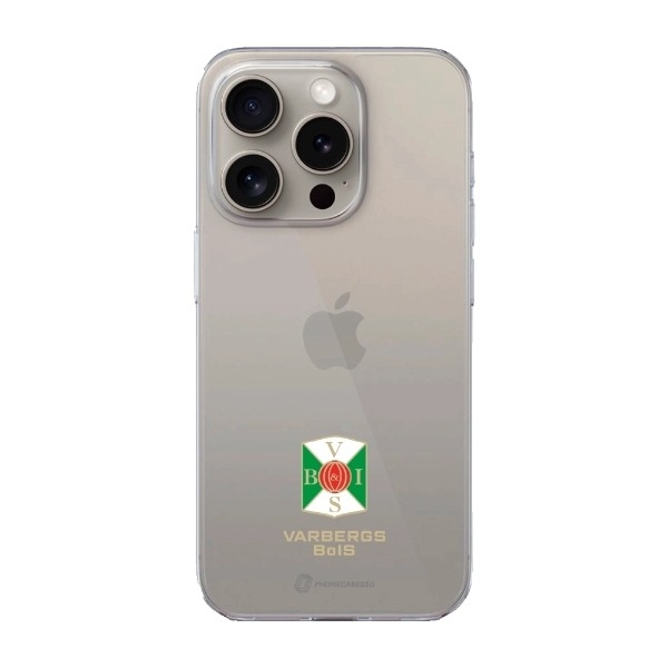 Phonecases3D iPhone 16 Pro Max Varbergs BoIS Clear case -mobilcover, hvid billede 1