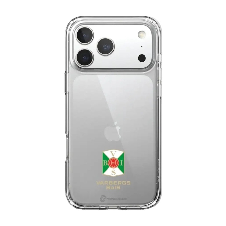 Phonecases3D iPhone 17 Pro Varbergs BoIS Clear case -mobilcover, hvid billede 1