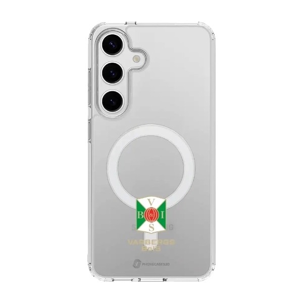 Phonecases3D Samsung Galaxy S25+ Varbergs BoIS Clear case (MagSafe) -mobilcover, hvid billede 1