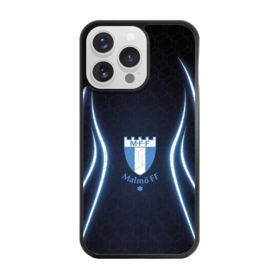 Phonecases3D iPhone 13 Pro Malmö FF 3D mobilcover, sort billede 1